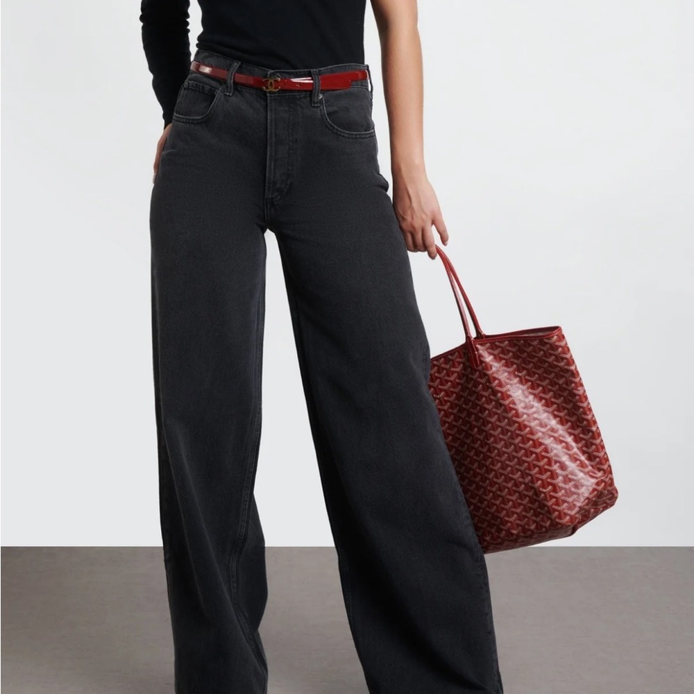 Boyish Black Wide-Leg Jeans